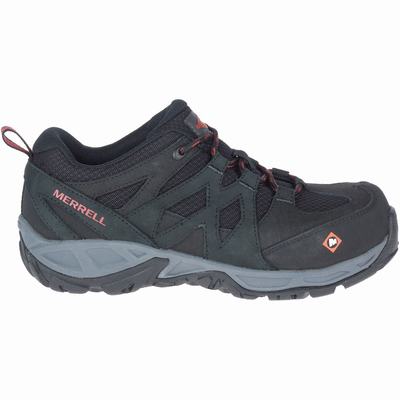 Merrell Siren Alloy Toe Arbetsskor Dam Svarta (SE923105)